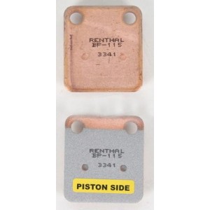 Pastillas de freno trasero sinterizadas RENTHAL Suzuki RM65 03-05