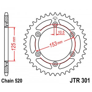 Corona para moto Honda CRF250L 13-14