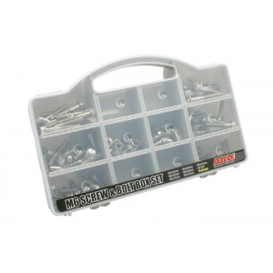 Caja de tornillos allen y tuercas de acero inoxidable DRC