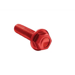 Tornillos Autoblocantes de Aluminio M6 Rojos DRC
