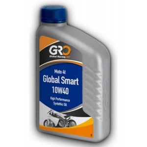 Aceite 4 Tiempos Global Smart 10W40 GRO botella de 1 litro