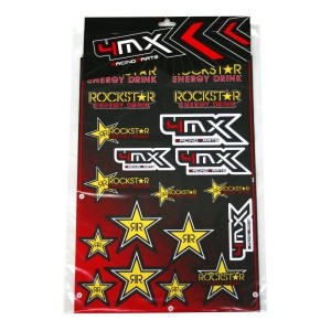 Hoja de adhesivos ROCKSTAR