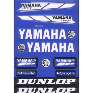 Hoja de adhesivos YAMAHA