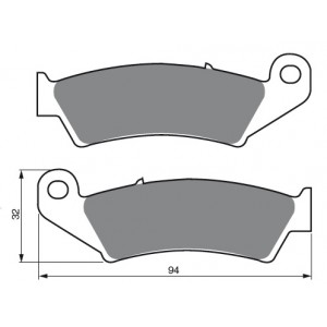 Pastillas de freno delantero KX125 89-08,KX250 89-94,KDX200 95-99,KDX220 97-06,KLX250 93-97,KLX250 2005,KLX250 98-03,KX250 95-08,KX250F 04-13,300KLXR 97-08,KLX400R 03-04,KLX450 07-13,KX450F 06-13,KX500 94-04,KLR650 08-13,KLX650 93-97