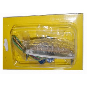 Piloto trasero universal con led “Homologado” tulipa Transparente