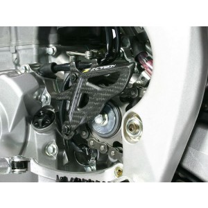 Protector de Piñón de ataque en fibra de carbono ZCARBON Honda CRF250R 04-14, Honda CRF250X 04-14, Honda CRF450R 08-14
