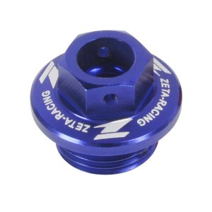Tapón de llenado aceite motor Azul ZETA RACING Kawasaki