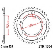 Corona para moto Honda XL 1000 V Varadero 99-13