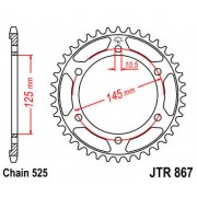 Corona para moto Yamaha TDM850 91-95