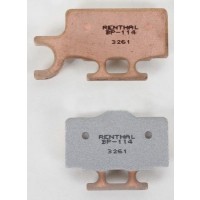 Pastillas de freno delantero sinterizadas RENTHAL Kawasaki KX65 00-13, KL110 06-08