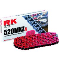 Cadena (520) reforzada "MXZ" Roja RK