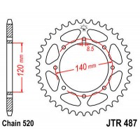 Corona Kawasaki KL650 87-13, KLX650 93-96, KLX650R 99-01