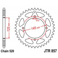 Corona Yamaha XT600 85-87, XT600 Tenere 85-88