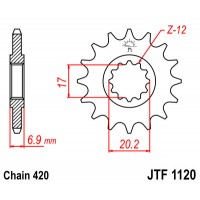 Piñón Yamaha DT50R 97-02, DT50SM 2002, DT50X 97-02