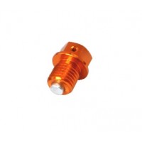 Tornillo/Tapón magnético para drenaje aceite motor Naranja ZETA RACING KTM