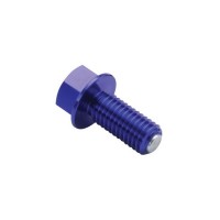 Tornillo/Tapón magnético para drenaje aceite motor Azul ZETA RACING Yamaha