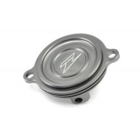 Tapa filtro de aceite Titanio ZETA RACING Honda, Kawasaki y Suzuki         
