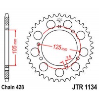 Corona Yamaha XT125R 08-10