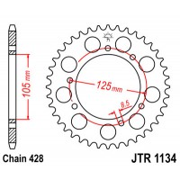 Corona Derbi Cross City 125 07-10, Senda DRD 125 SM 09-10, Senda 125 SM 04-07