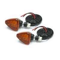 Juego de 2 Intermitentes universales con led "601" DRC
