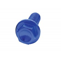 Pack 4 tornillos Autoblocantes de Aluminio M6 Azules DRC