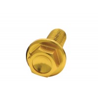 Pack 4 tornillos Autoblocantes de Aluminio M6 Dorados DRC