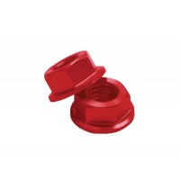 Tuercas Autoblocantes de Aluminio M6 Rojas DRC