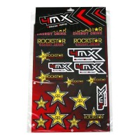 Hoja de adhesivos ROCKSTAR