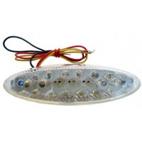 Piloto trasero universal con led “Homologado” tulipa Transparente