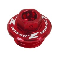Tapón de llenado aceite motor Rojo ZETA RACING Honda