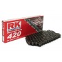 Cadena con paso 420 Standar gama "M" RK para moto