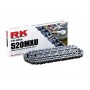 Cadena con paso 520 con retenes U-Ring gama "MXU" RK para moto