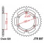 Corona para moto KTM 250EXC Enduro 05-11, 300EXC Enduro 05-11, 300EXC Six Days 10-11, 520EXC Enduro Racing 00-02, 620SC 00-01, 620 Supermoto 00-01, 625SMC 05-06, 625SXC 03-06, 660SMC 05-06, 690 Duke 08-13, 690SM 07-09, 690SMR 08-09