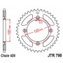 Corona para moto Suzuki RM85 02-12