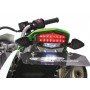 Piloto trasero con porta matrícula de aluminio “EDGE-2” tulipa roja DRC Kawasaki KLX250, D-Tracker X 08-
