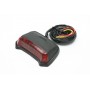 Piloto trasero universal con led  tulipa roja “PHANTOM” DRC