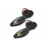 Juego de 2 Intermitentes universales con led "586" tulipa ahumada DRC