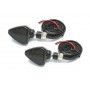 Juego de 2 Intermitentes universales con led "601" tulipa ahumada DRC
