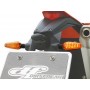 Juego de 2 Intermitentes universales con led "602" tulipa naranja DRC