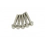Pack 15 tornillos Autoblocantes acero inoxidable M6 DRC