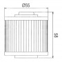 Filtro de aceite Derbi 660 Mulhacen 06-12