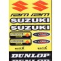 Hoja de adhesivos SUZUKI