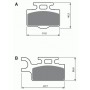 Pastillas de freno delantero sinterizadas RENTHAL Kawasaki KX65 00-13, KL110 06-08