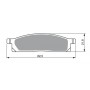 Pastillas de freno delantero sinterizadas RENTHAL (BP-109) Yamaha DT 50 LC 98-13, Yamaha YZ 80 86-01, Yamaha YZ 85 02-13, Yamaha TT-R 125 00-12