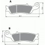 Pastillas de freno delantero sinterizadas RENTHAL (BP-106) Yamaha Yamaha YZ125 08-13, Yamaha YZ250 08-13, Yamaha YZ250F 07-13 y Yamaha YZ450F 08-1