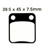 Pastillas de freno trasero sinterizadas RENTHAL (BP-115) Kawasaki KX65 00-13, KL110 06-08, KLX125 10-12 y KSR110 03-06