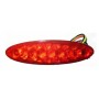 Piloto trasero universal con led “Homologado” tulipa Roja