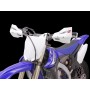 Plásticos deflectores "XC-PRO" ZETA RACING instalados con las barras cubremanos armor bend en una Yamaha
