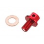Tornillo/Tapón magnetico para el  drenaje del aceite motor TEAM10 Honda CRF 150 R 07-12, CRF 250 R 04-12, CRF 250 X 04-12,CRF 450 R 02-12 con Referencia  de origen 90004-GHB-600