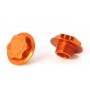 Tuerca de la pipa de dirección Naranja ZETA RACING KTM